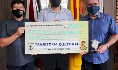 PREFEITO DOUGLAS REPASSA R$ 89.500,00, VALORIZANDO A CULTURA LEBONREGENSE