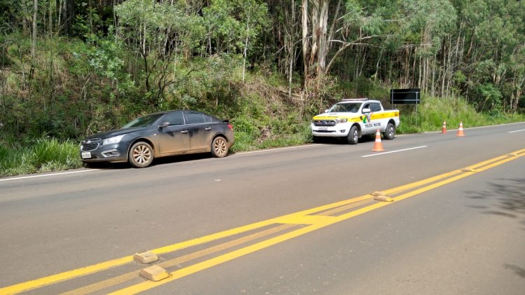 ASSALTANTES QUE ESFAQUEARAM MOTORISTA E ROUBARAM O CARRO EM FRAIBURGO, FORAM PRESOS EM LEBON RÉGIS PELA PRE