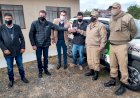 DEPUTADO VALDIR COBALCHINI FEZ A ENTREGA OFICIAL DE UMA VIATURA PARA A POLÍCIA MILITAR DE LEBON RÉGIS