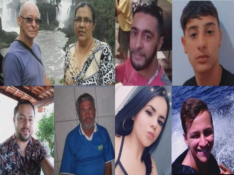 FOI IDENTIFICADO 8 DAS 10 VÍTIMAS DE CAPOTÓLIO. TINHAM DE 14 A 68 ANOS DE IDADE