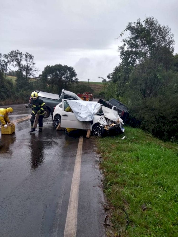 ACIDENTE NA SC 355, NESTE DOMINGO, DEIXA 3  FERIDOS