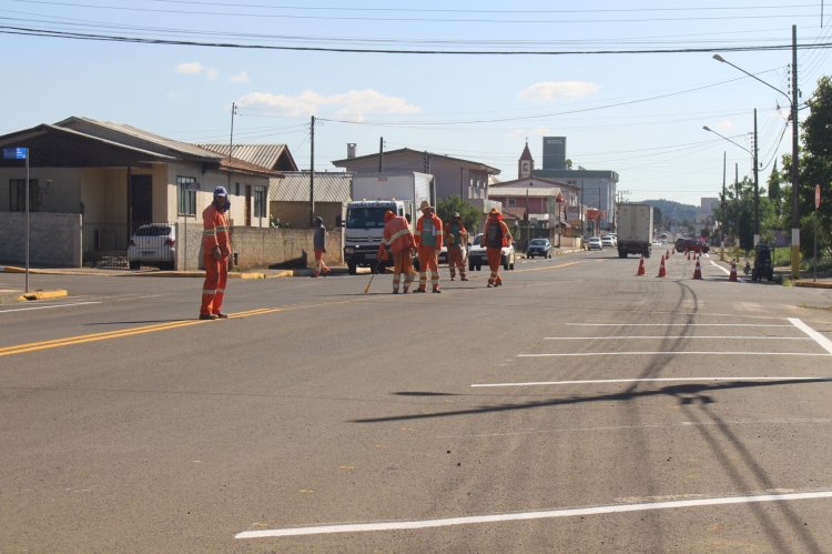 INICIADA A PRIMEIRA PARTE DA CICLOVIA QUE INTERLIGARÁ OS BAIRROS DE LEBON RÉGIS