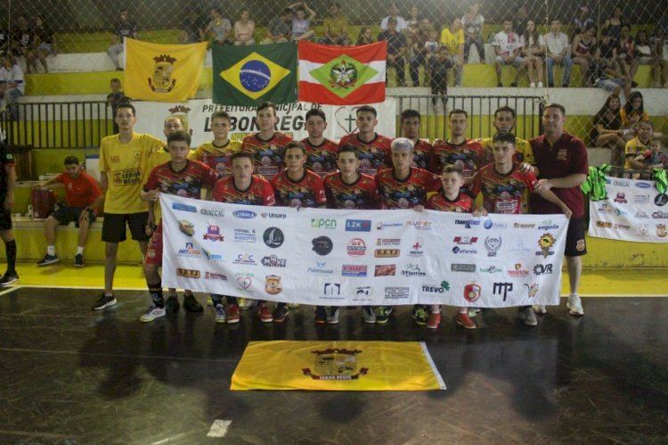 LEBON RÉGIS É VICE CAMPEÃO ESTADUAL DE FUTSAL CATEGORIA SUB-17