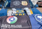 VEÍCULO COM PLACAS DE CAÇADOR É APREENDIDO COM 10,6 KG DE PASTA  BASE DE COCAÍNA