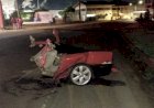 CARRO PARTE EM DOIS COM FORTE BATIDA EM FRAIBURGO
