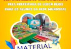 PREFEITURA DE LEBON RÉGIS DISPONIBILIZA TODO O MATERIAL ESCOLAR PARA ALUNOS DA REDE MUNICIPAL