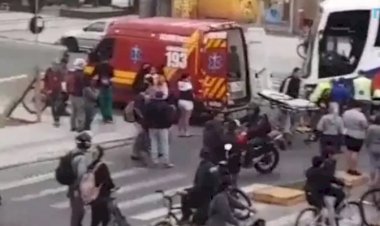 CRIANÇA É ATROPELADA E ESCALPELADA  AO IR PARA A ESCOLA DE BICICLETA