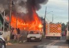 LEBON RÉGIS: INCÊNDIO DESTRÓI RESIDÊNCIA NO BAIRRO ABRAÃO MACIEL