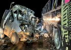 COLISÃO ENTRE VAN E ÔNIBUS DE BANDA DEIXA UMA VÍTIMA FATAL