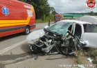 COLISÃO ENTRE VEÍCULO E CAÇAMBA DEIXA IDOSO COM FRATURAS