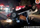 LEBON RÉGIS: ACIDENTE DEIXA CASAL DE IDOSOS FERIDOS; UM DELES EM ESTADO GRAVE