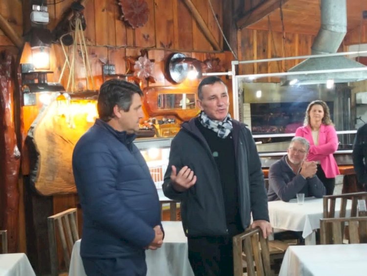 DEPUTADO FEDERAL JORGE GOETEN VISITOU LEBON REGIS, REFORÇANDO O COMPROMISSO COM A ADMINISTRAÇÃO MUNICIPAL
