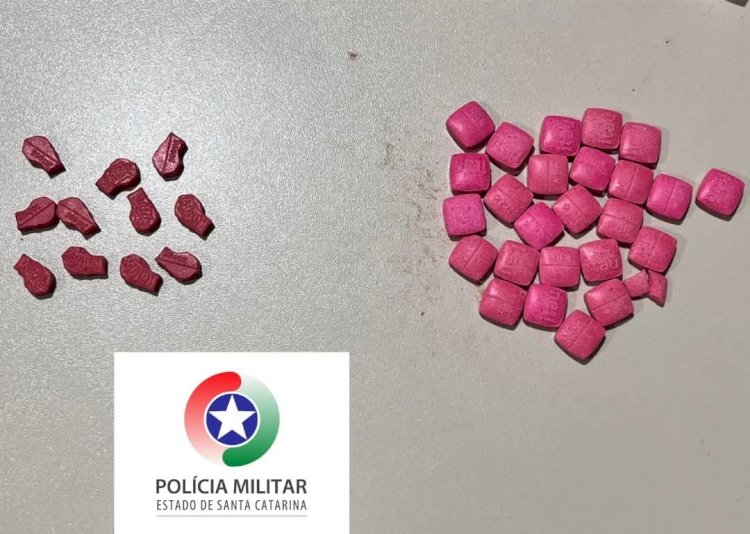 LEBON RÉGIS: POLICIA MILITAR APREENDE COMPRIMIDOS DE ECSTASY NA ULTIMA SEXTA FEIRA 22/08