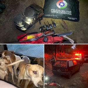POLÍCIA AMBIENTAL PRENDE DOIS HOMENS POR CAÇA ILEGAL
