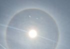 FENÔMENO HALO SOLAR É VISTO NO CÉU DE LEBON RÉGIS NA MANHÃ DE HOJE (18/06)