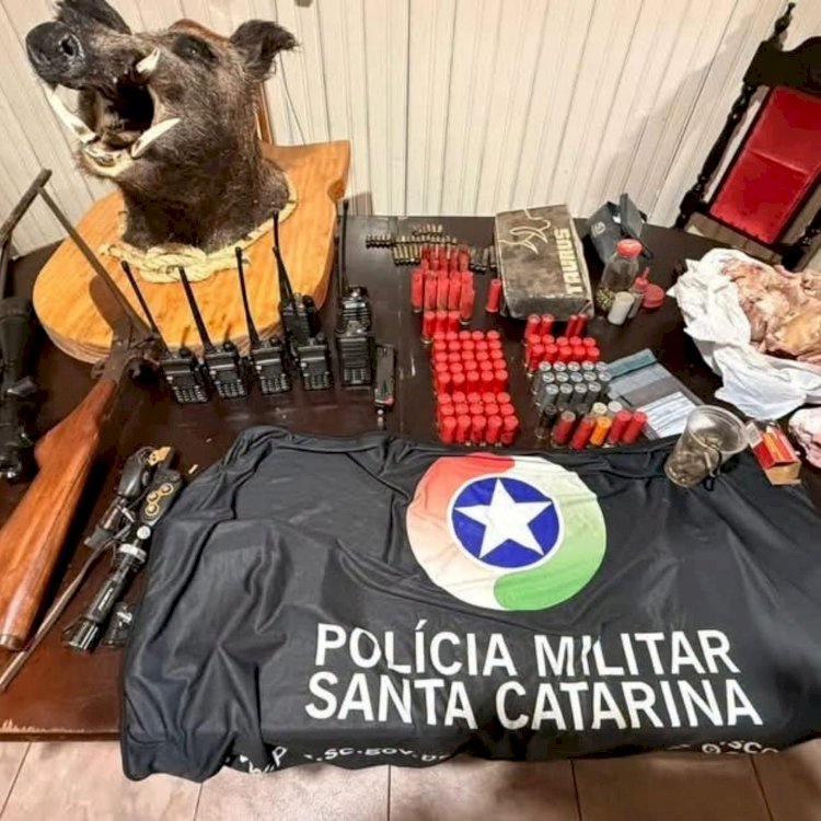 POLÍCIA MILITAR AMBIENTAL DEFLAGRA OPERAÇÃO CONTRA CAÇA ILEGAL E PRENDE QUATRO PESSOAS EM IBIAM