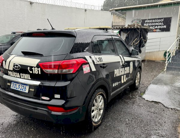 LEBON RÉGIS: POLÍCIA CIVIL PRENDE HOMEM CONDENADO POR ASSOCIAÇÃO AO TRÁFICO E EMBRIAGUEZ AO VOLANTE