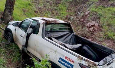 LEBON RÉGIS: HOMEM DE 21 ANOS FICA FERIDO APÓS SAÍDA DE PISTA NA SC-355