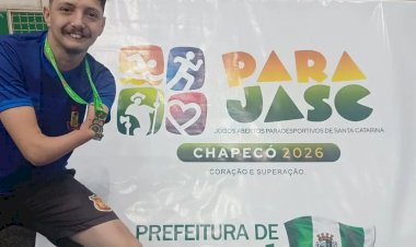 SAMUEL É CAMPEÃO DO PARAJASC 2026 E LEVA LEBON RÉGIS AO TOPO DO PÓDIO